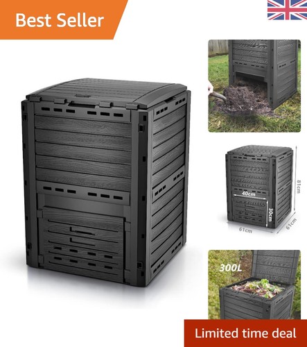 Recycled plastic compost bin - plastic,