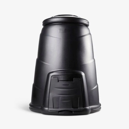 330l black garden compost bin - 330l,