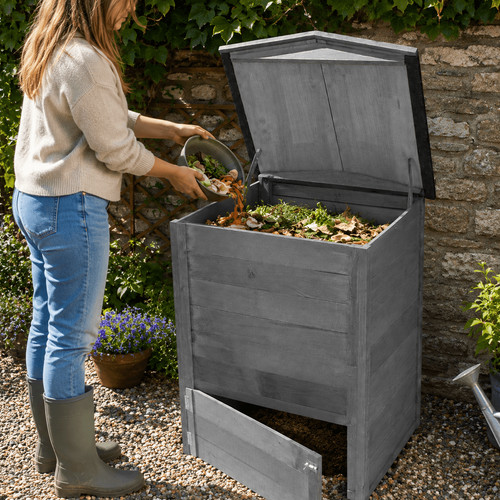 Wooden beehive compost - wooden,