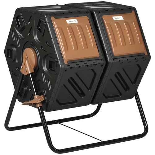 Outsunny 130l compost bin - outsunny,