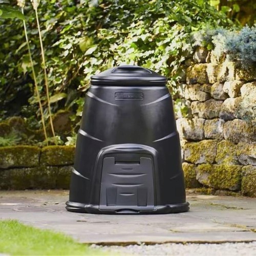 220l black garden - compost, bins