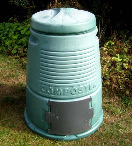 Green compost bin - green,